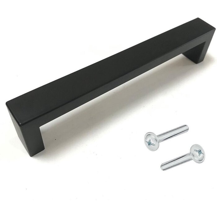 DKS Black furniture handles ATLANTA - 12x20mm