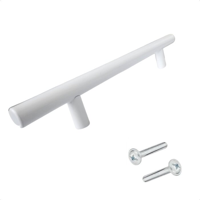 DKS Stainless steel furniture handles DENVER - White
