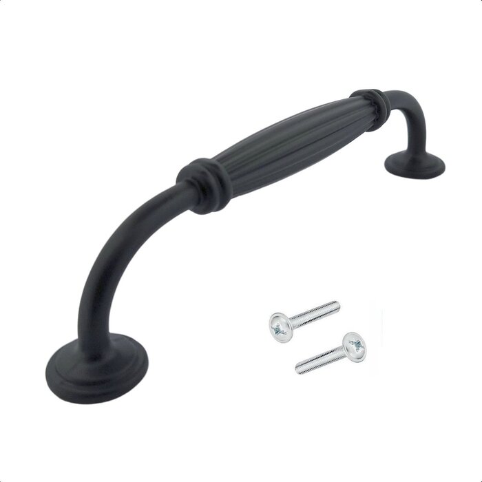 DKS Stainless steel furniture handles NORFOLK - Black