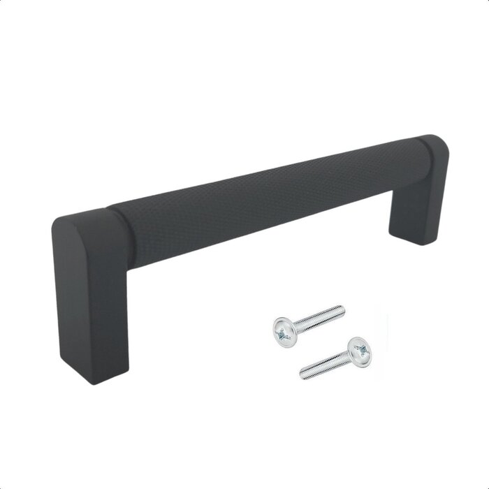 DKS Stainless steel furniture handles MIAMI - Black