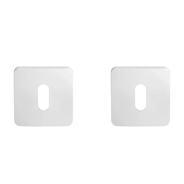 COLOMBO White door handles ONE square 52x52x10mm - Colombo