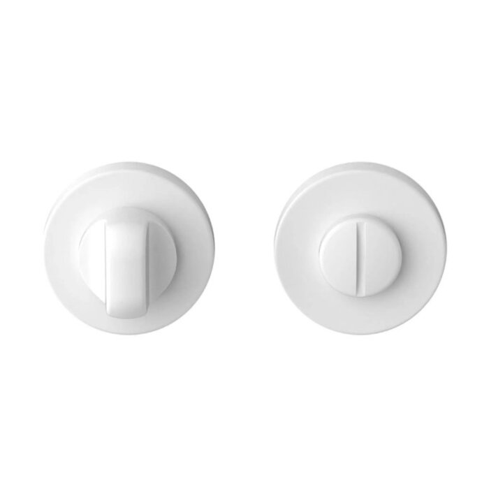 COLOMBO White Colombo door handles ONE round - RAL 9016