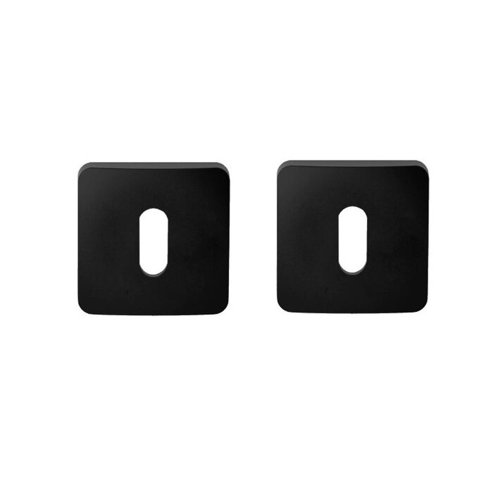 COLOMBO Black door handles ONE square 52x52x10mm - Colombo