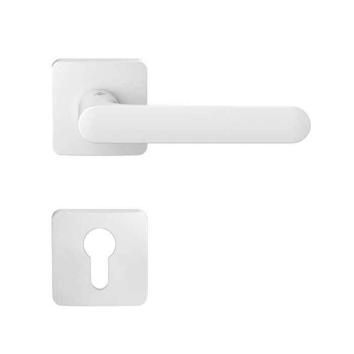 COLOMBO White door handles ONE square 52x52x10mm - Colombo