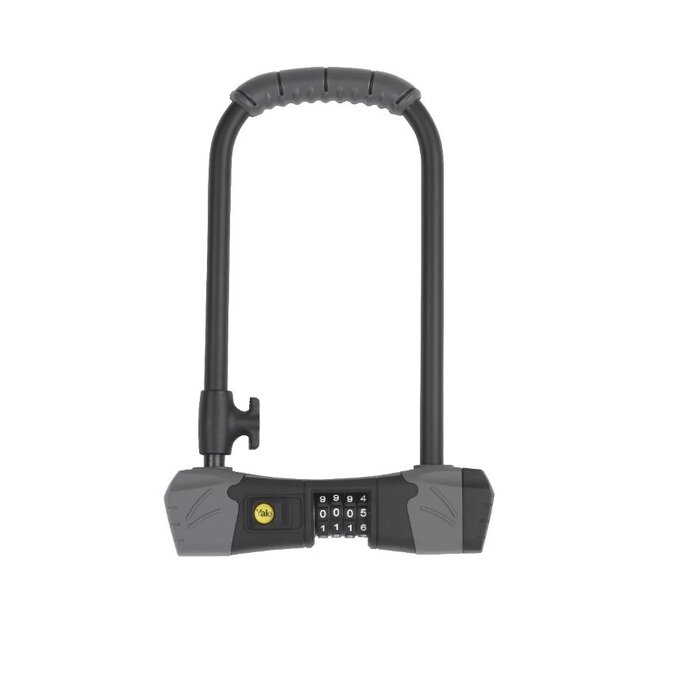 Yale Zwart Yale standard Protection fietsslot met cijferslot YCUL2- Beugelslot