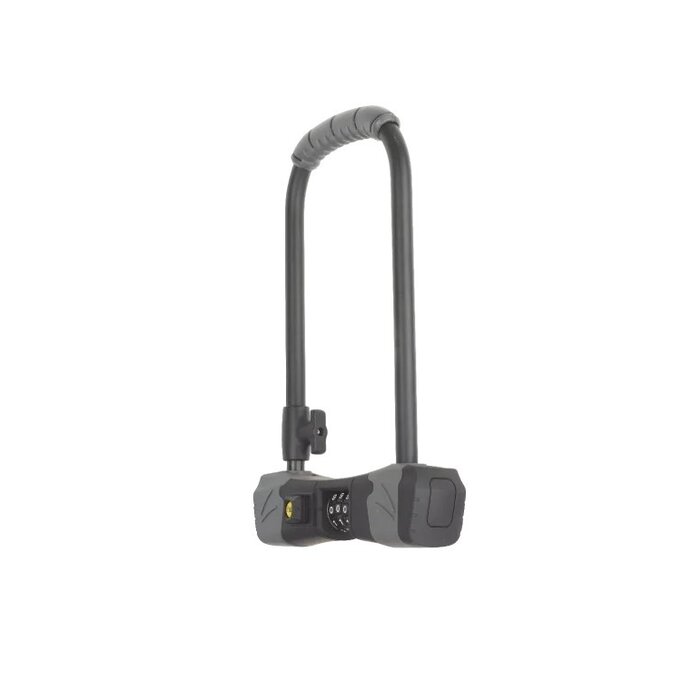 Yale Antivol de vélo de protection standard Yale noir avec serrure à combinaison YCUL2 - Antivol en U