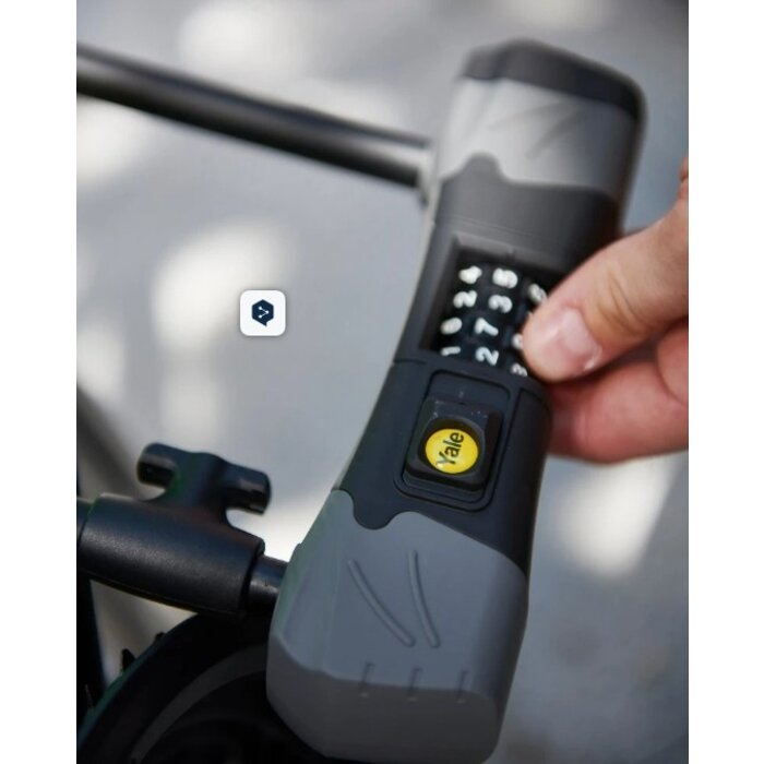 Yale Antivol de vélo de protection standard Yale noir avec serrure à combinaison YCUL2 - Antivol en U