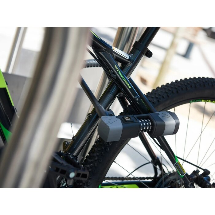 Yale Zwart Yale standard Protection fietsslot met cijferslot YCUL2- Beugelslot