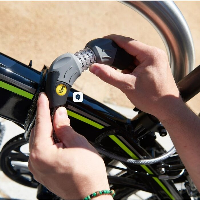 Yale Câble antivol de protection standard Yale YCC1 avec serrure à combinaison