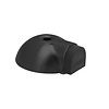 Artitec Black door stop floor mounting Ø 57mm