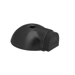 Artitec Schwarzer Türstopper für Bodenmontage Ø 57 mm