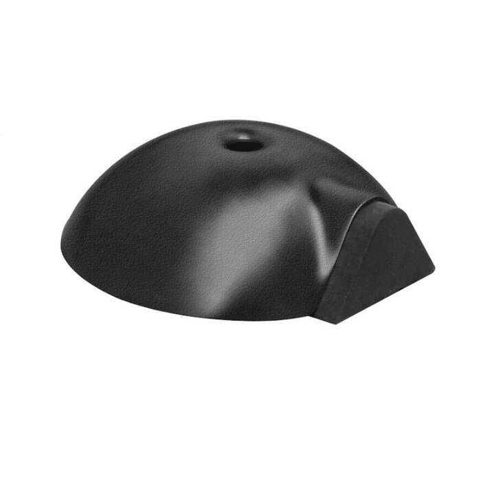 Artitec Deurstopper 02030/BL vloermontage Ø 84 mm - Zwart