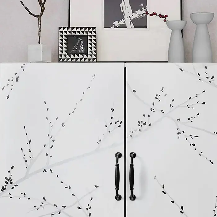 DKS Stainless steel furniture handles NORFOLK - Black