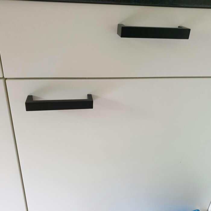 DKS Black furniture handles ATLANTA - 12x20mm