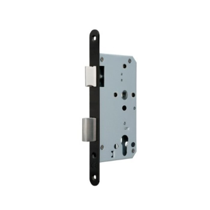 Artitec Artitec projectsloten voor intensief gebruik met smalle voorplaat - 235x20mm - Asmaat 72mm - Doorn 60mm - Klasse 3 - Zwart