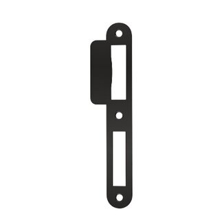 Artitec Artitec rounded strike plate 170x24 mm - Black