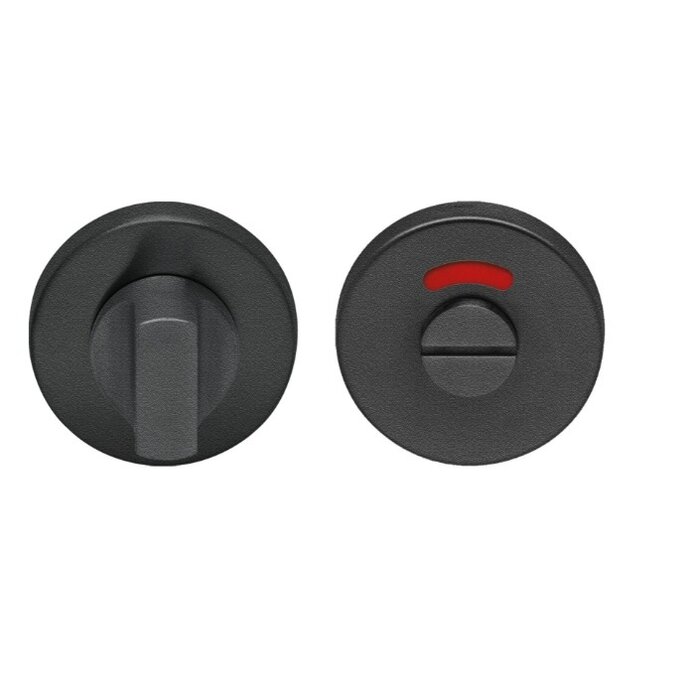 Artitec Artitec WC-Armatur auf runden Rosetten Ø 54 mm – Schwarz