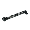 Dulimex Ressort de portail de jardin en acier 200 mm - Noir