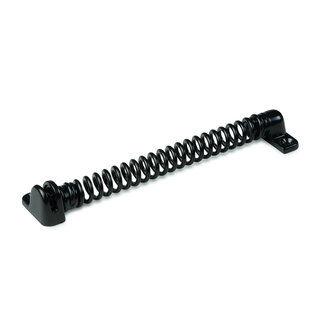 Dulimex Ressort de portail de jardin en acier 200 mm - Noir