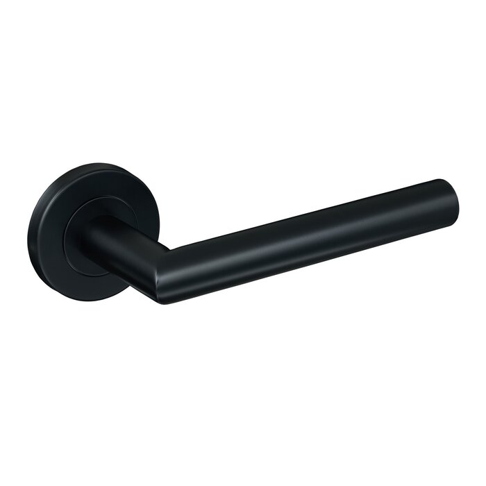 DKS Black door handles 'Model One' - right angle 90°