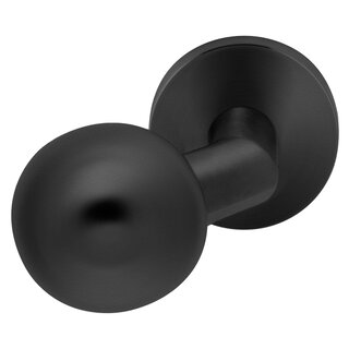 Artitec Bouton de changement noir Ø 50mm fixé sur rosace - Incliné