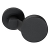 Artitec Bouton de porte fixe plat noir Ø 50 mm - Incliné