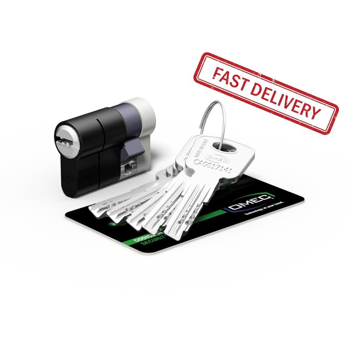 OMEC OTTOO OMEC OTTO modular half security cylinder - Black