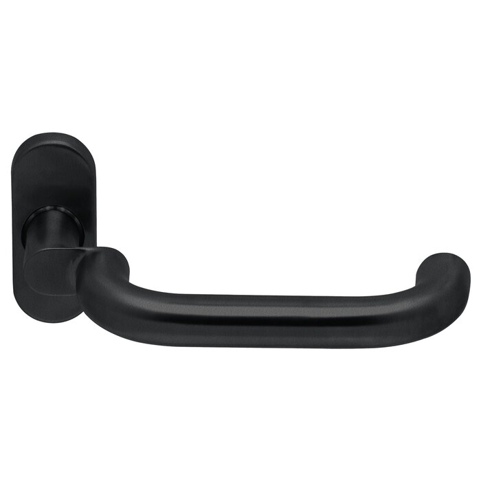 Artitec Partie trouée sur rosace ovale - CLASSE 4 - Noir à structure fine - Inclinée