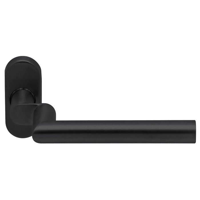 Artitec Partie trouée sur rosace ovale - CLASSE 4 - Noir à structure fine - Inclinée