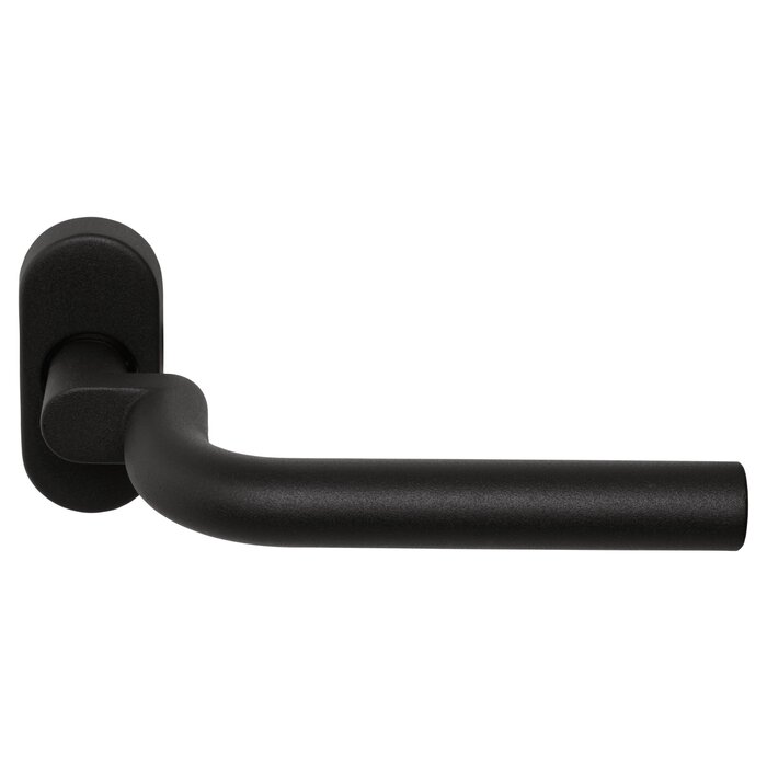 Artitec Partie trouée sur rosace ovale - CLASSE 4 - Noir à structure fine - Inclinée