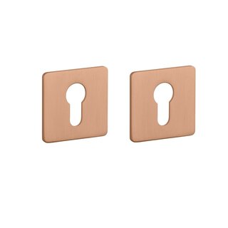 STERK Zylinderplatten KVADRAT 1711 – Ultradünn 3 mm – Kupfer PVD