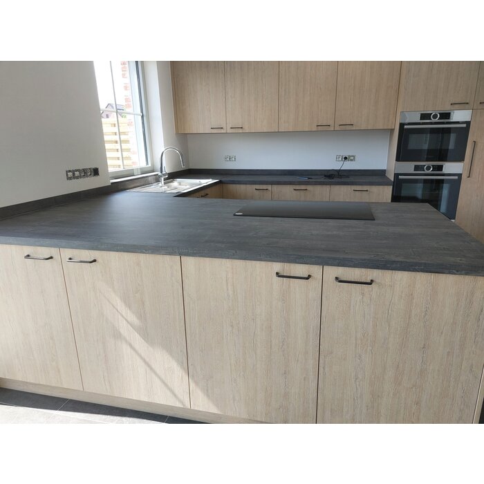 I.B.E. Furniture handle TRUMPET - matt iron color