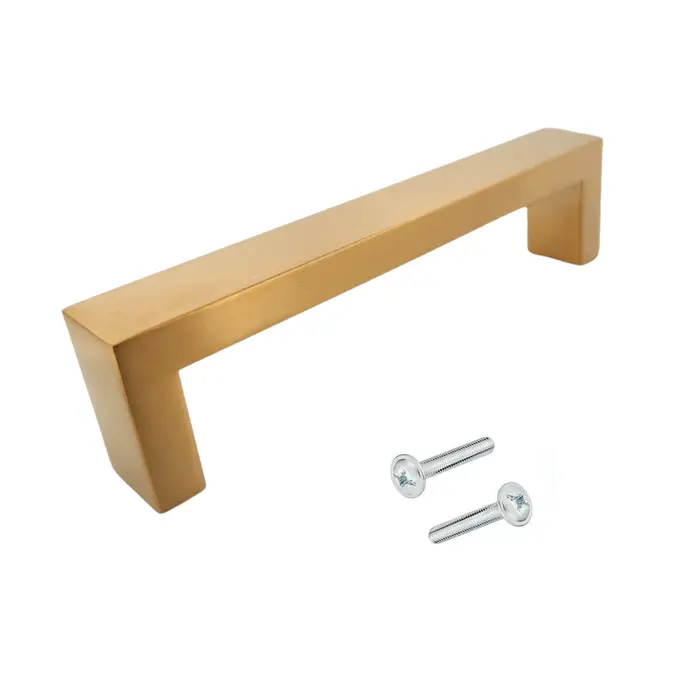 DKS Stainless steel furniture handles ATLANTA - 12 x20 mm - Gold