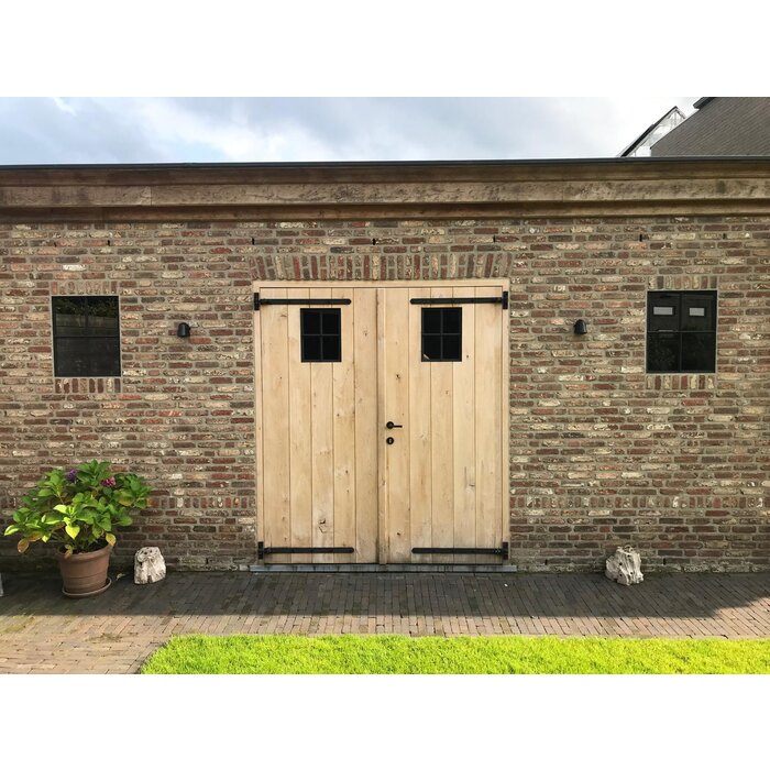 HDD Black door handles RAILY - Structure UV - Round L+L