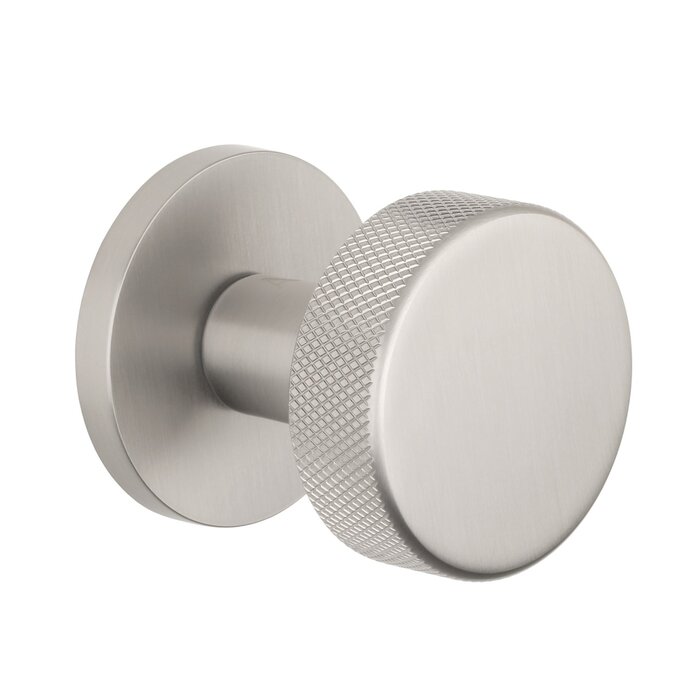 Aprile Paire de boutons de porte APRILE TUJA Ø 52 mm nickel mat