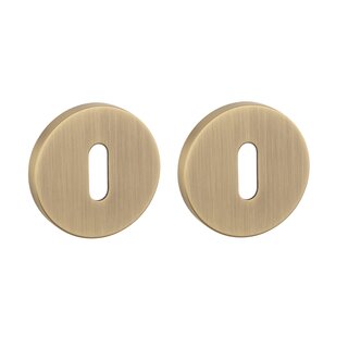 Aprile APRILE sleutelplaatjes rond Ø 52x7mm - Antiek messing