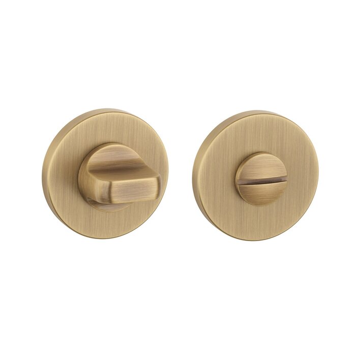 Aprile Runde WC-Armatur Ø 52x7mm von APRILE - Antikmessing