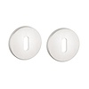 Aprile APRILE key plates round Ø 52x7mm - Pearl silver