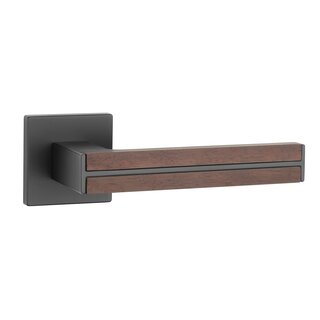 Aprile APRILE IMPERATA door handles - matt black/sandalwood