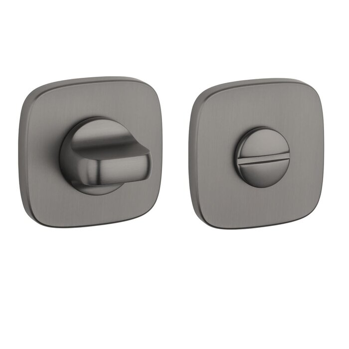 Aprile APRILE WC-Armatur quadratisch mit abgerundeten Ecken – Graphit