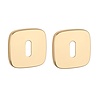 Aprile APRILE key plates square rounded - Gold polished