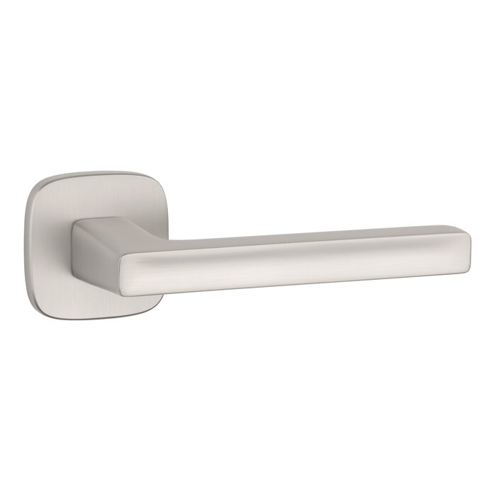 Aprile Solid Aprile door handles PEA 52x52x7mm rounded - matt nickel