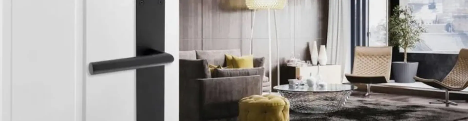 Waar wordt een deurschild of -rozet voor gebruikt?