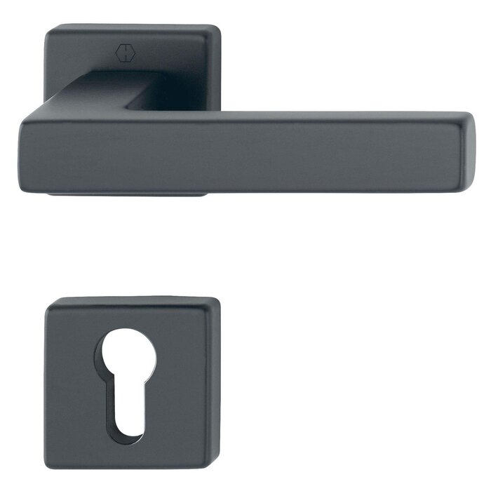 Hoppe Black Hoppe door handle AUSTIN with quick pin - Class 3