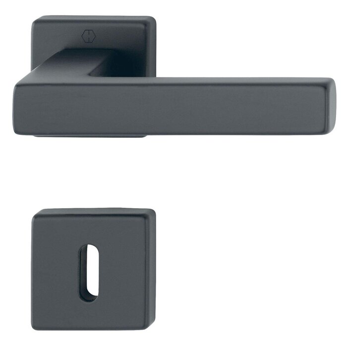 Hoppe Black Hoppe door handle AUSTIN with quick pin - Class 3