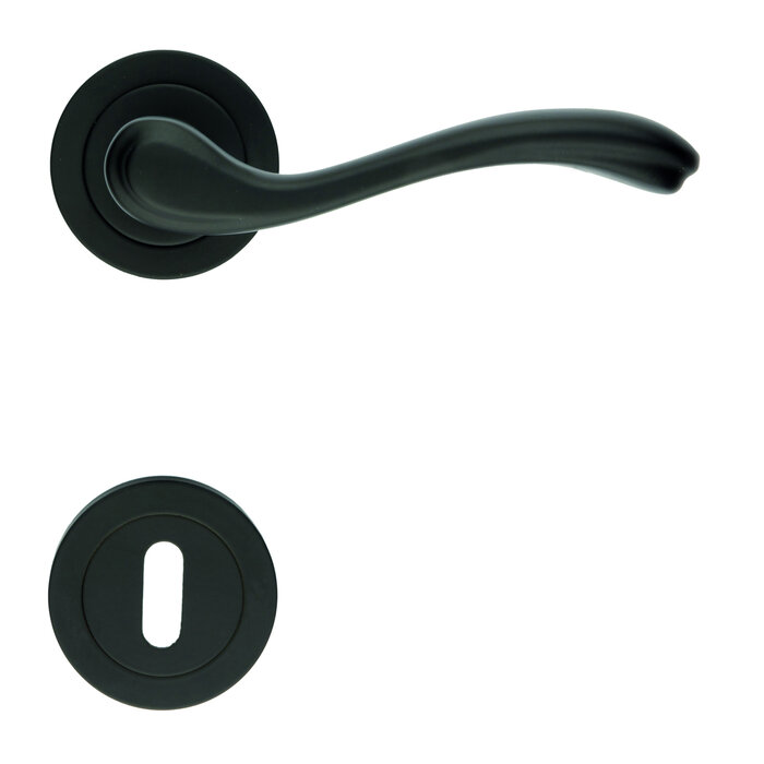 HDD Poignées de porte courbées noires ERICA