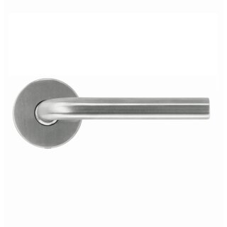 HDD Stainless steel door handles L-shape 16 mm