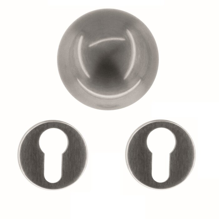 HDD Poignées de porte/boutons de porte Boccia aspect acier inoxydable