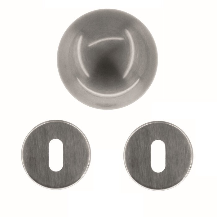 HDD Poignées de porte/boutons de porte Boccia aspect acier inoxydable