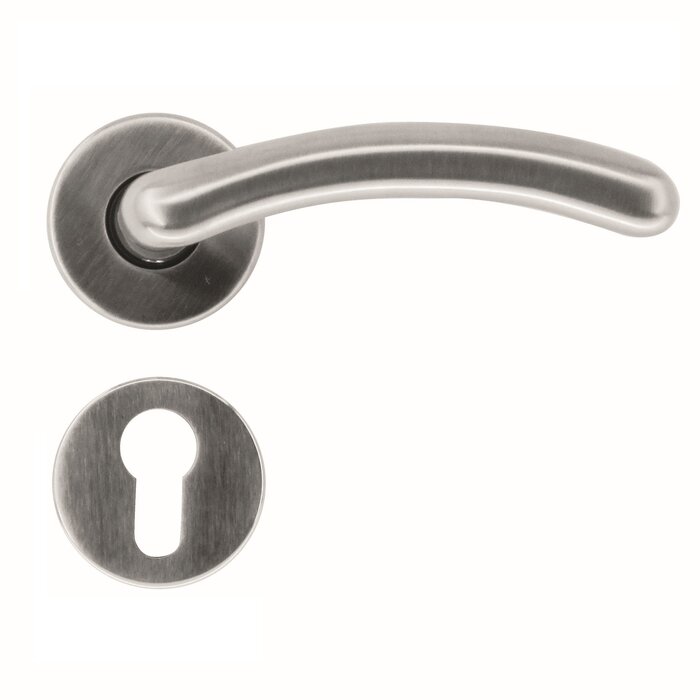 HDD Massieve RVS look deurklinken Angel